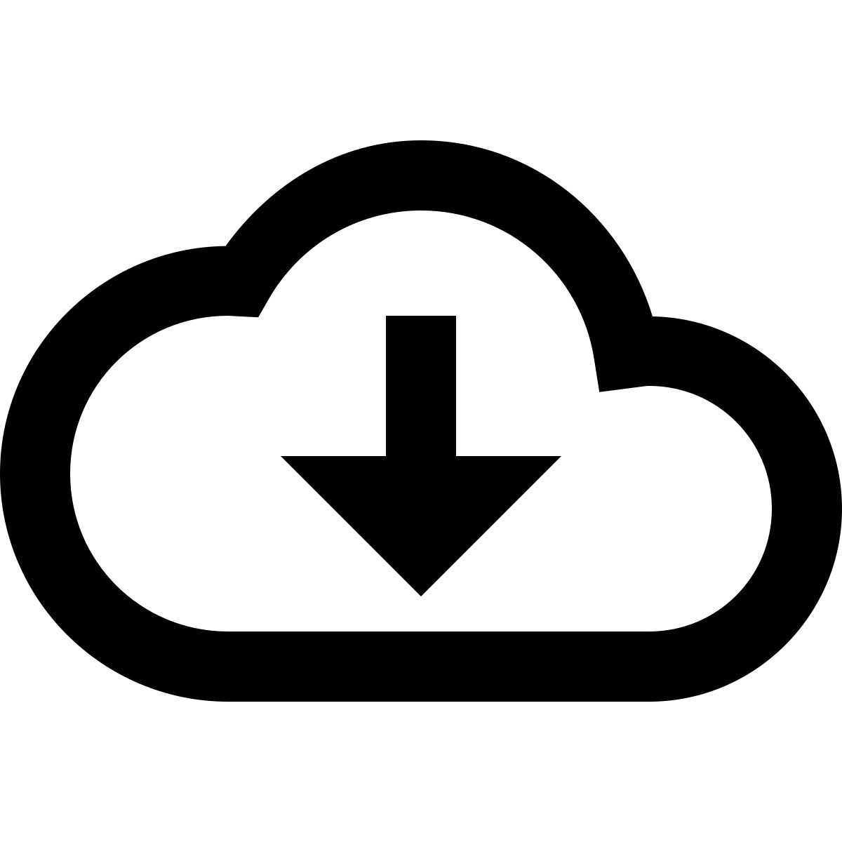 material outlined style 클라우드에서 다운로드 icon