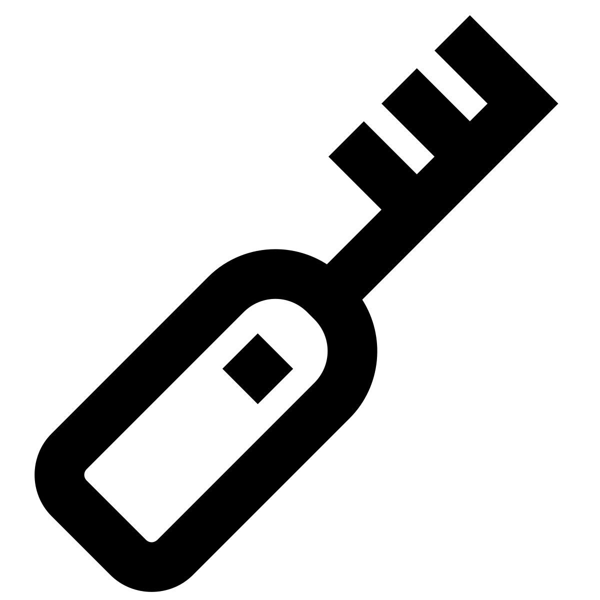 material outlined style electric toothbrush icon