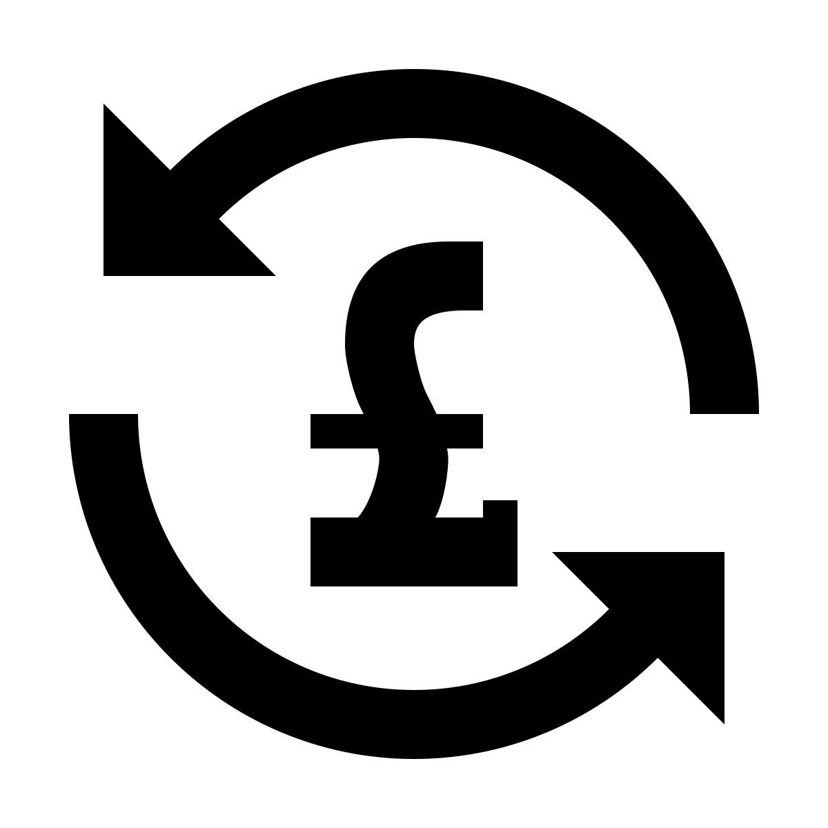 material outlined style 兑换英镑 icon