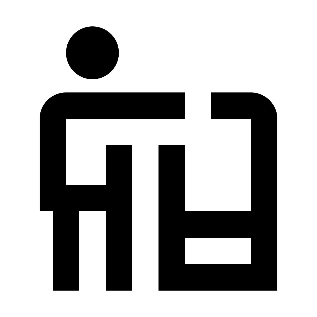 material outlined style 参展商 icon