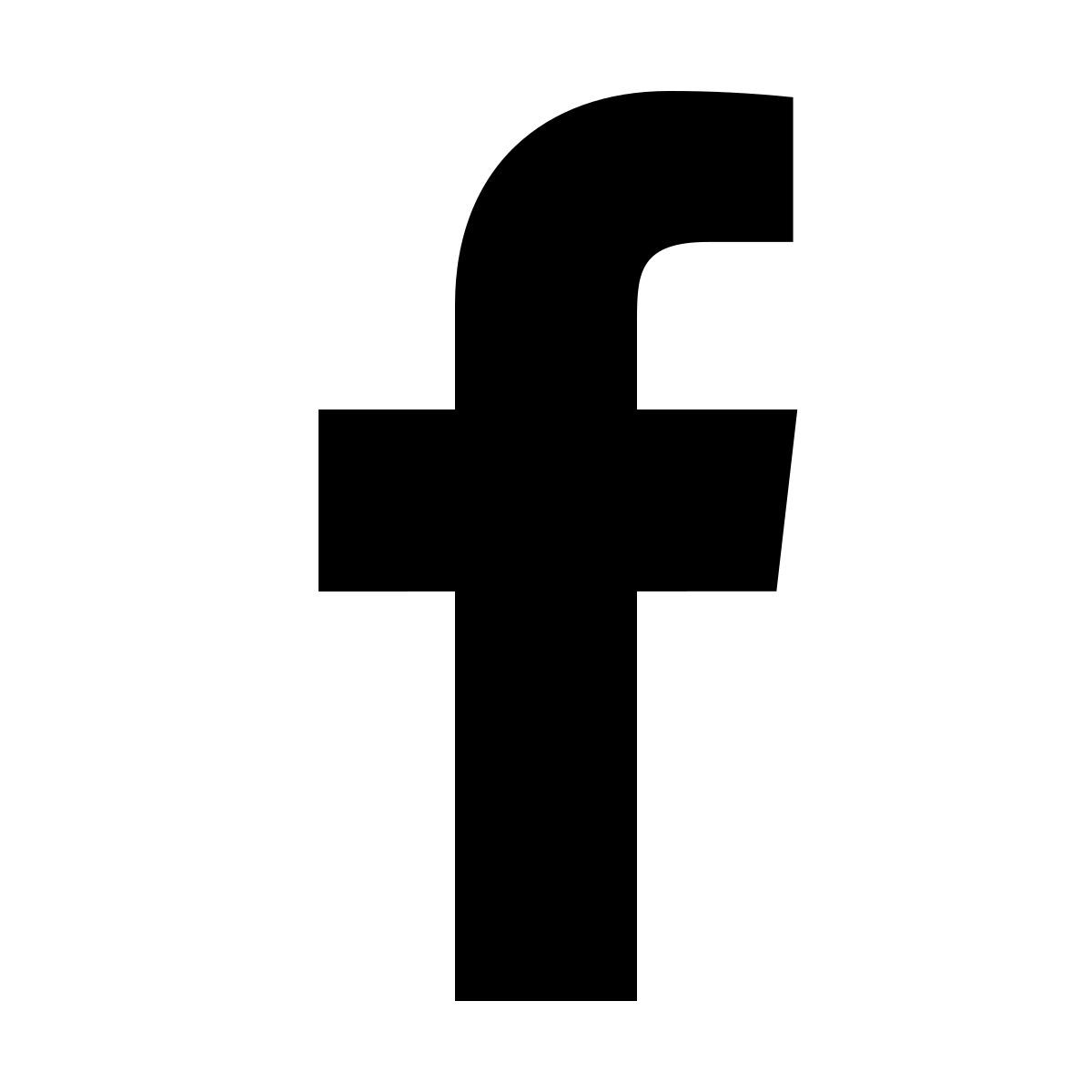 material outlined style f do facebook icon