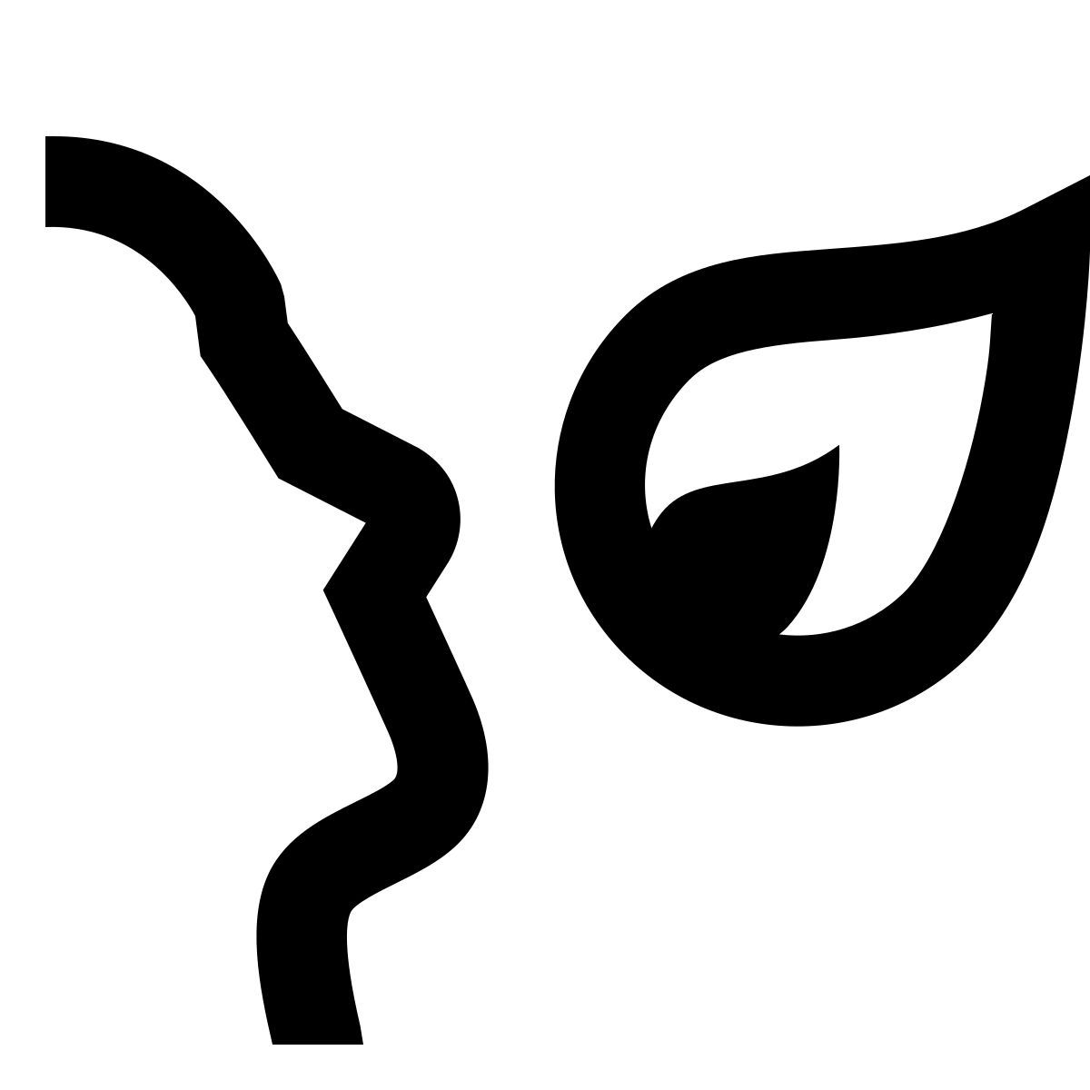 material outlined style firebreather icon