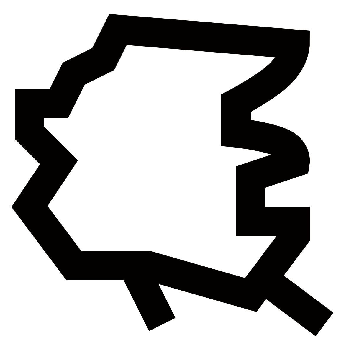 material outlined style frioli icon