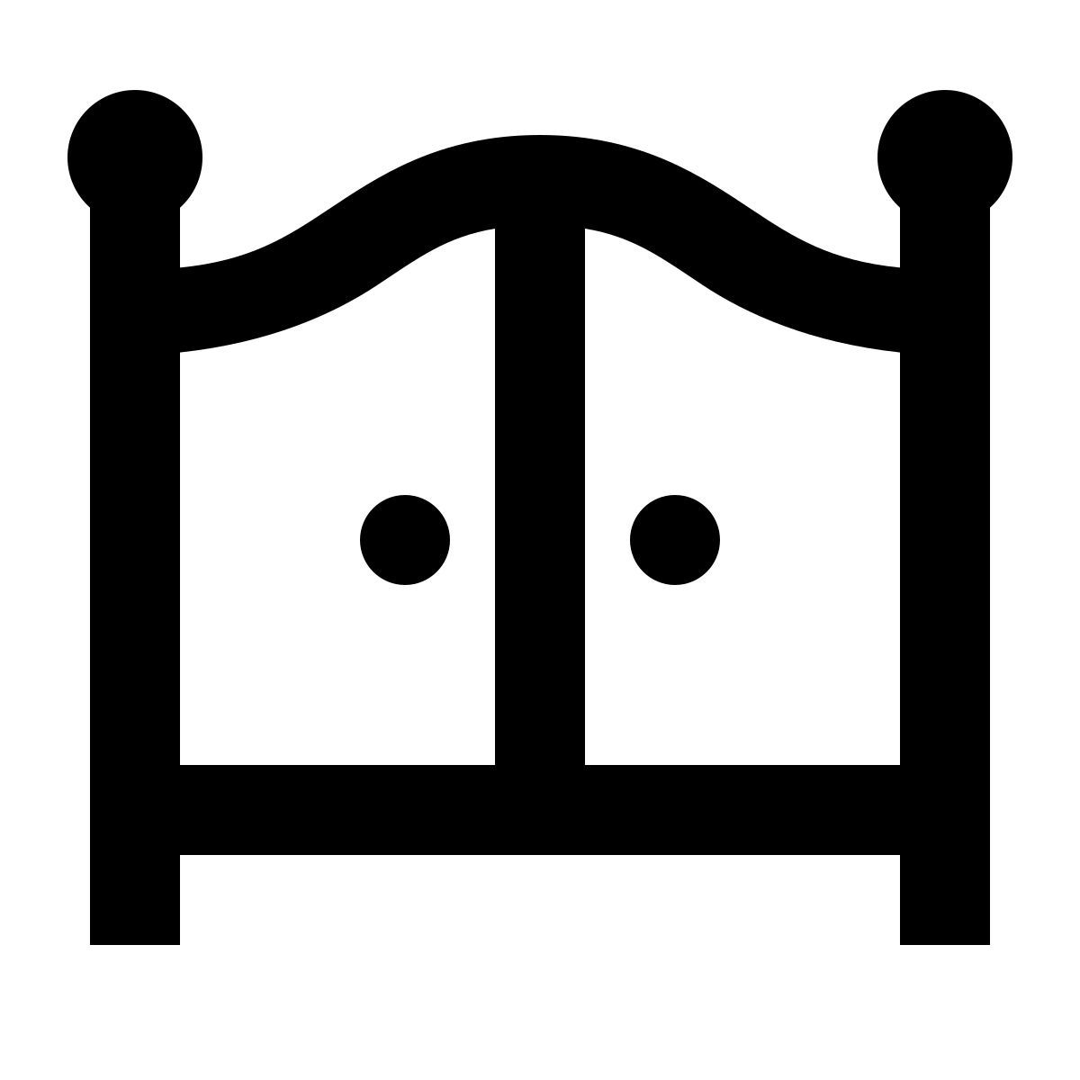 material outlined style clôture icon