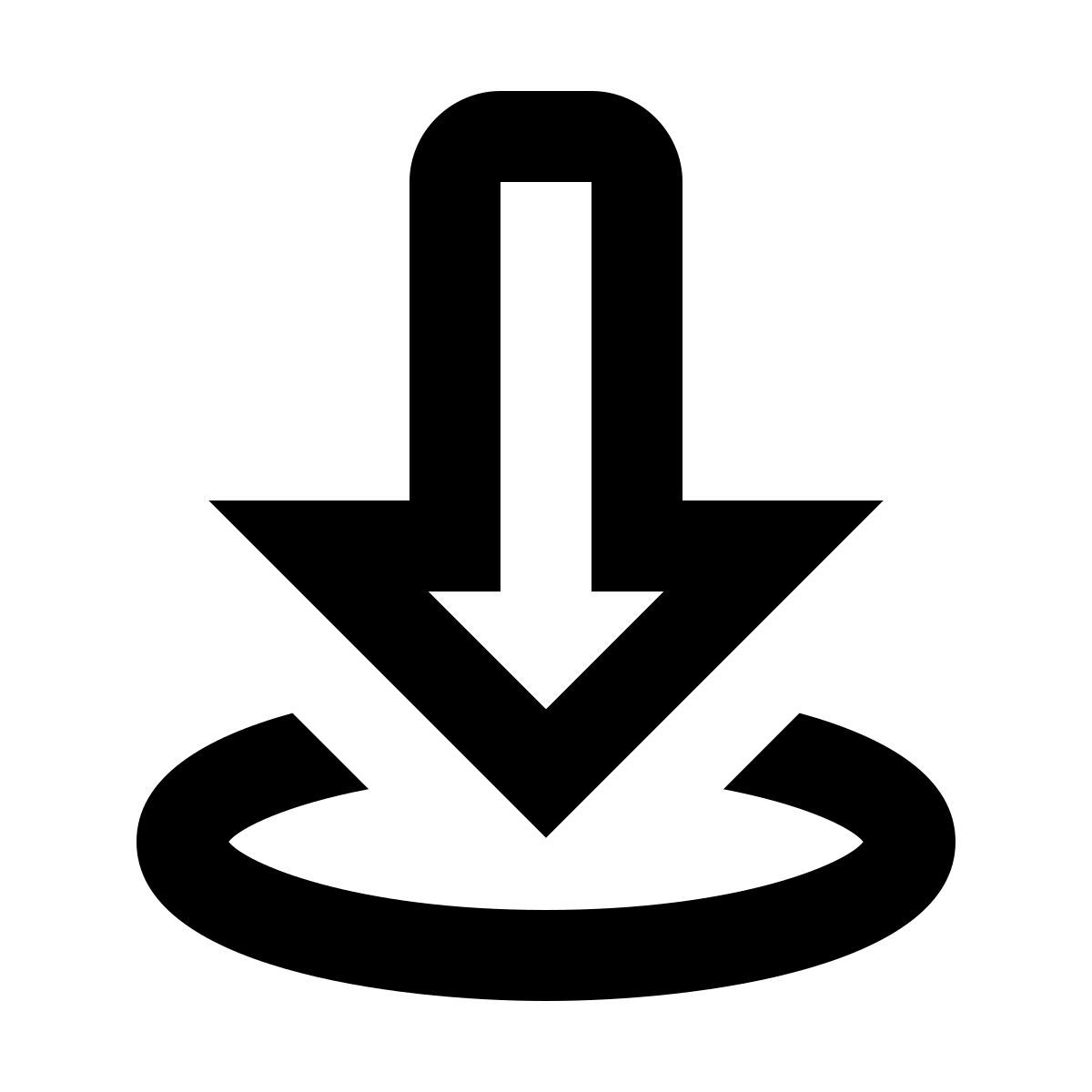 material outlined style hier icon