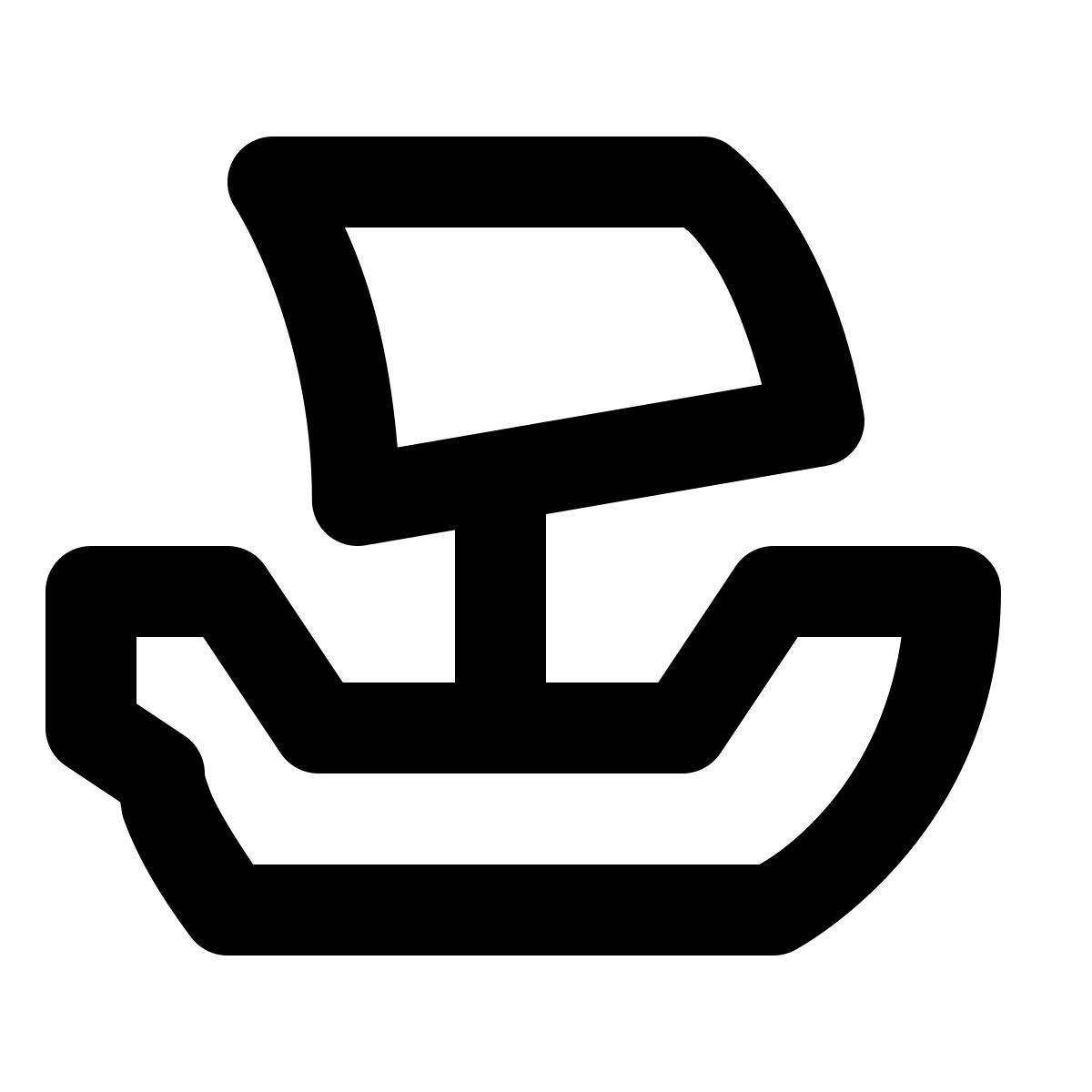 material outlined style 역사적인 선박 icon