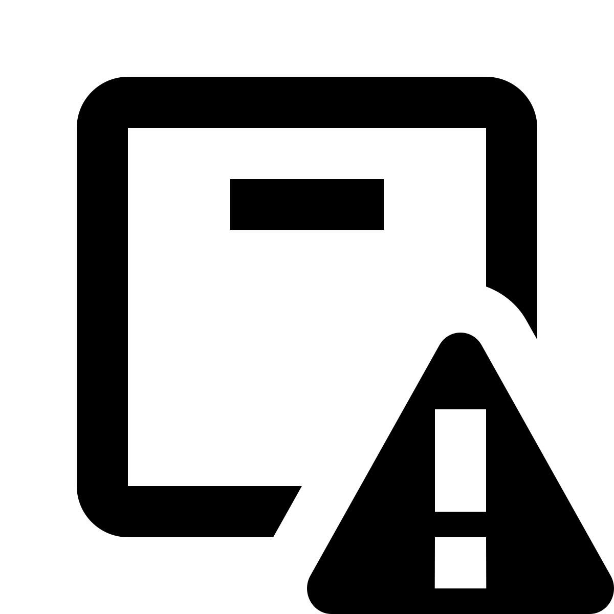 material outlined style entrega importante icon