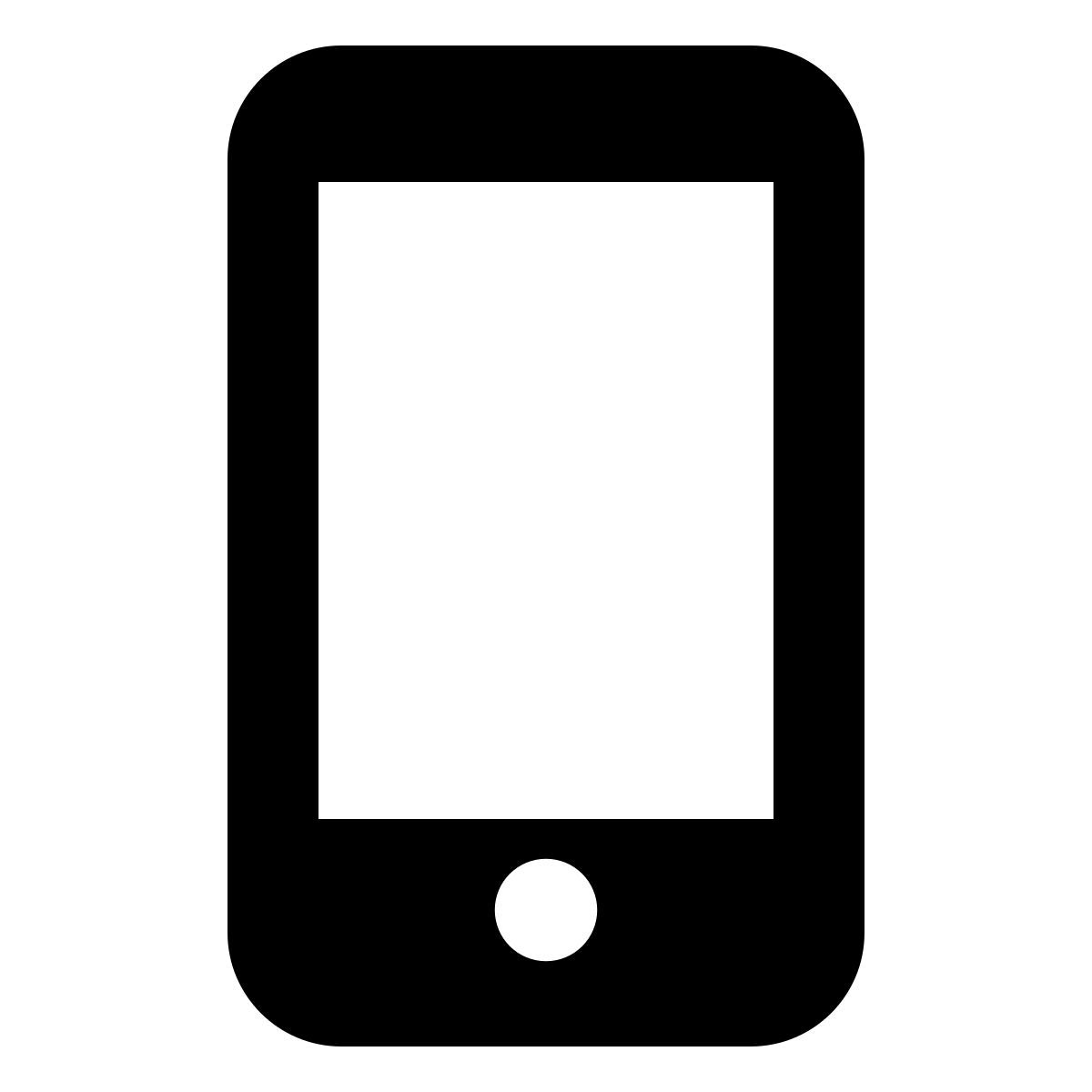 material outlined style iphone icon