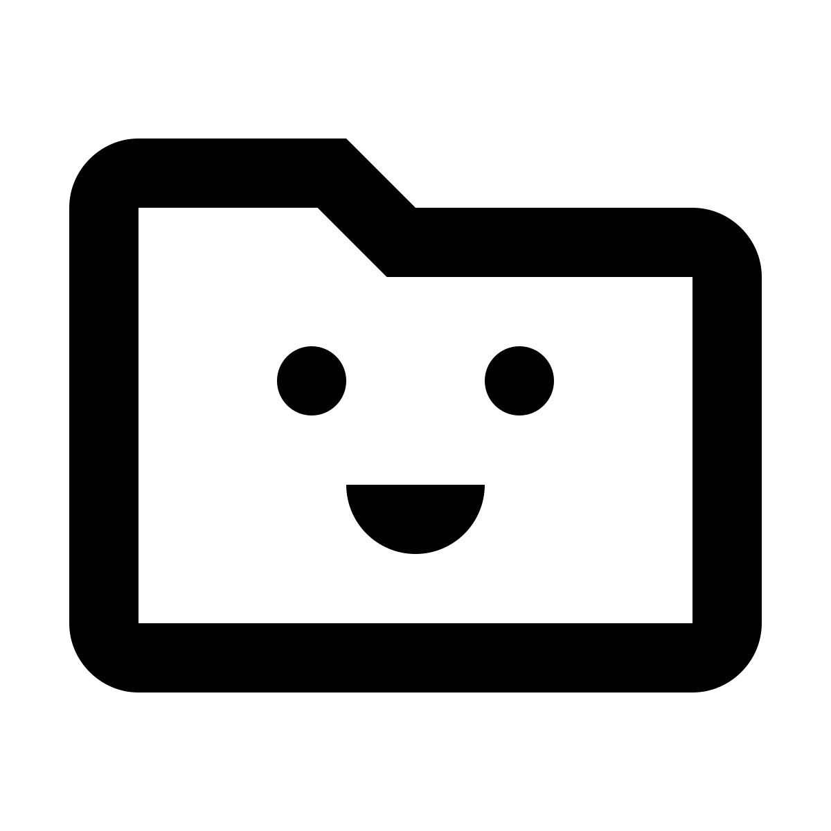 material outlined style dossiers kawaii icon