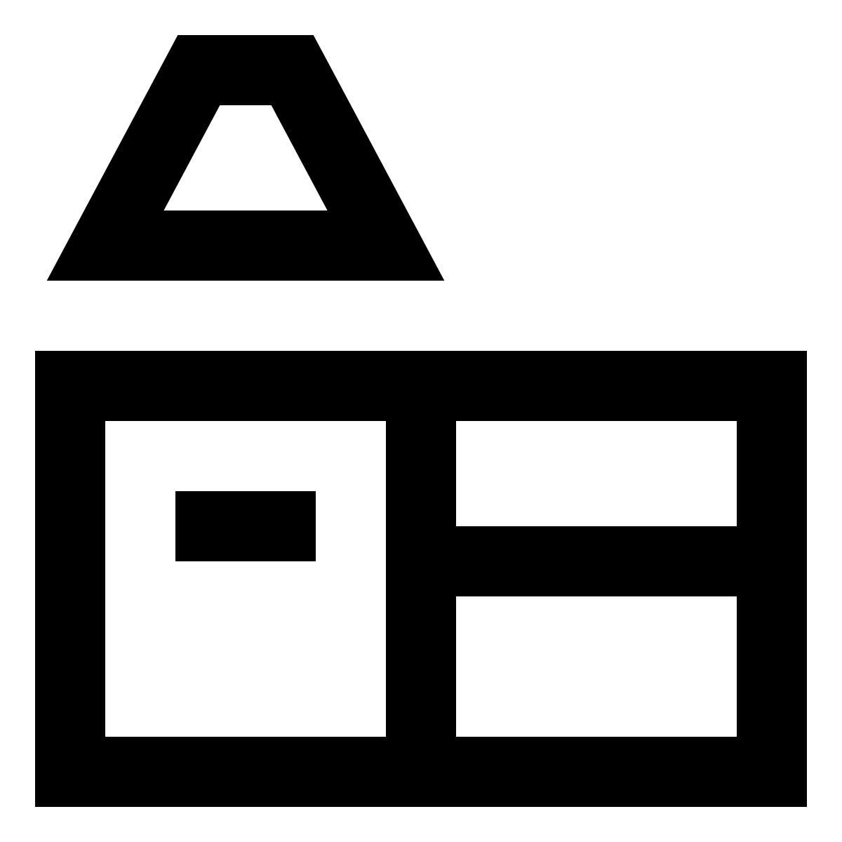 material outlined style cocina icon