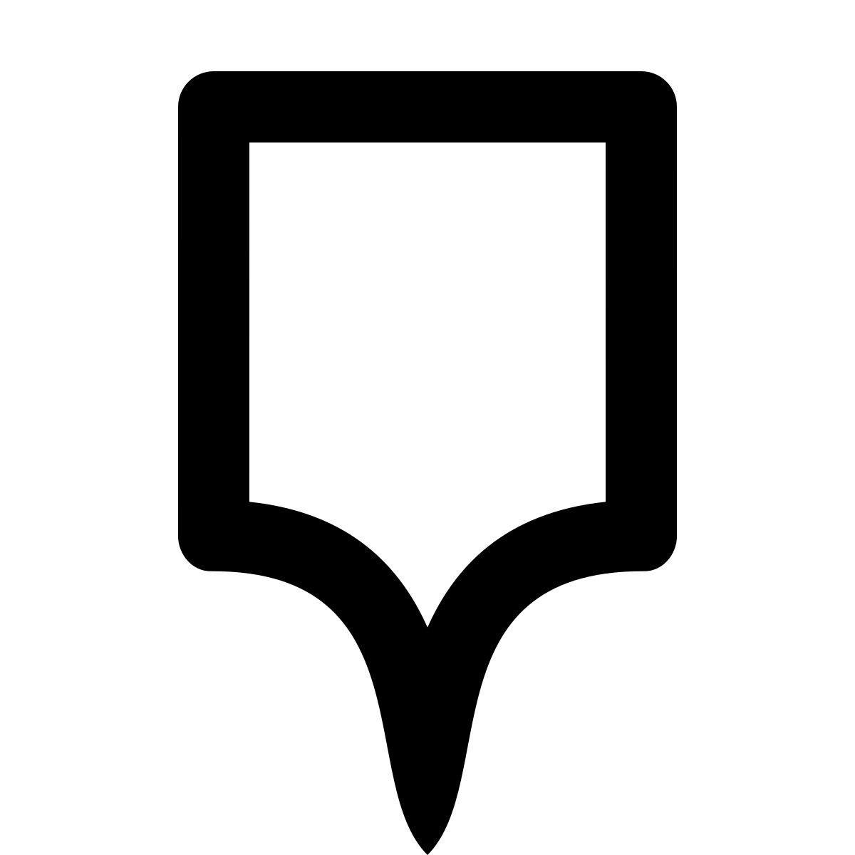 material outlined style location marker icon
