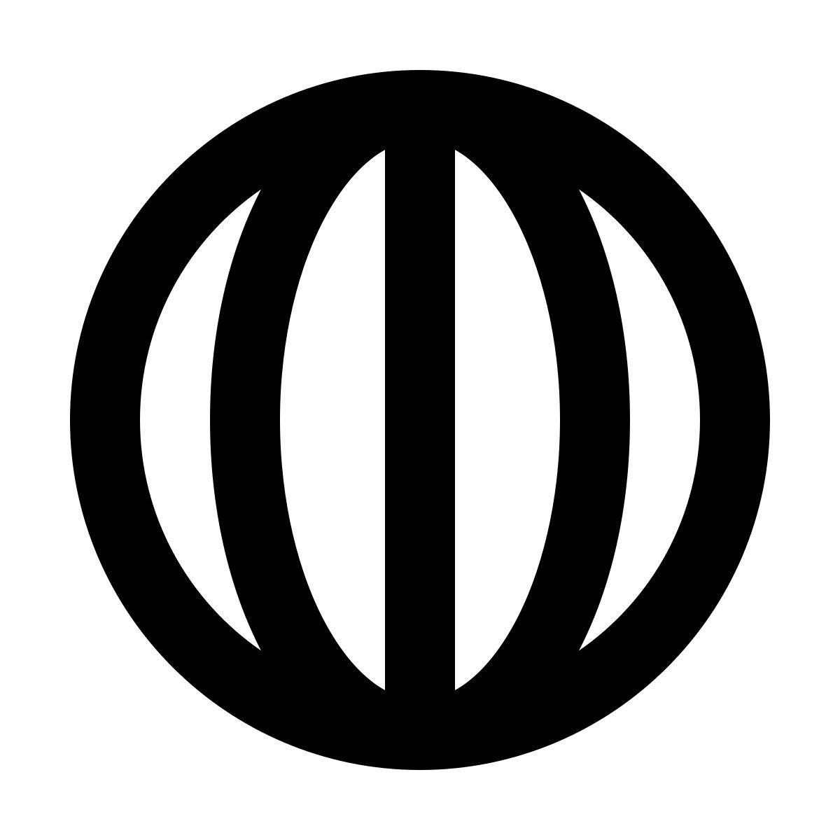 material outlined style 经度 icon