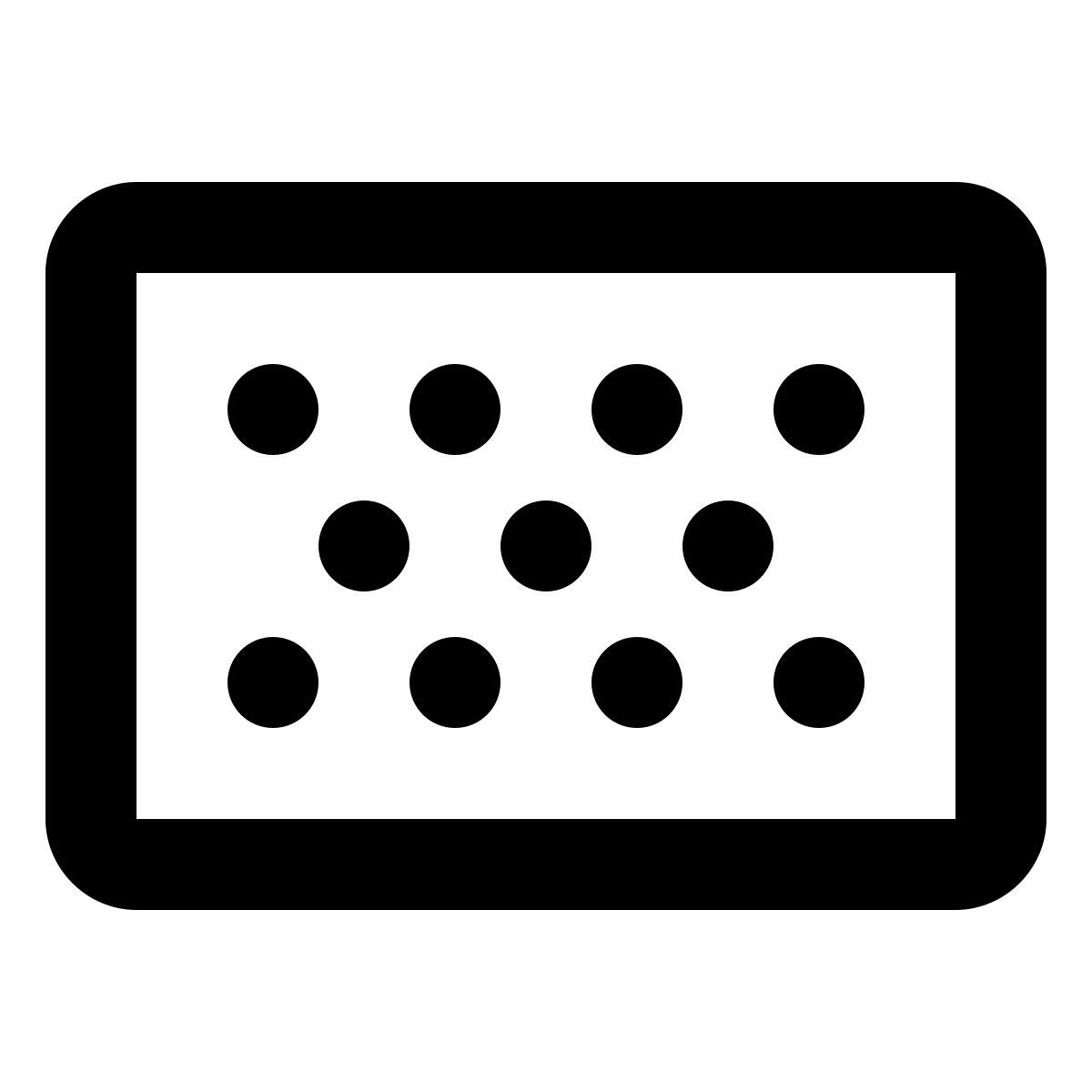 material outlined style luminaria led icon