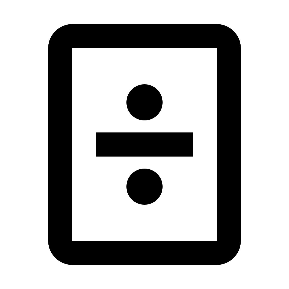 material outlined style livre de maths icon