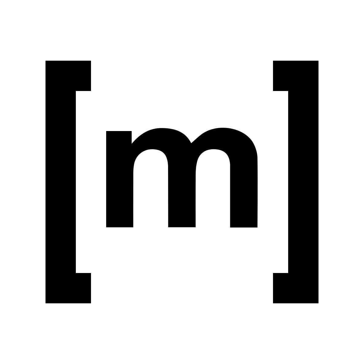 material outlined style 매트릭스 로고 icon