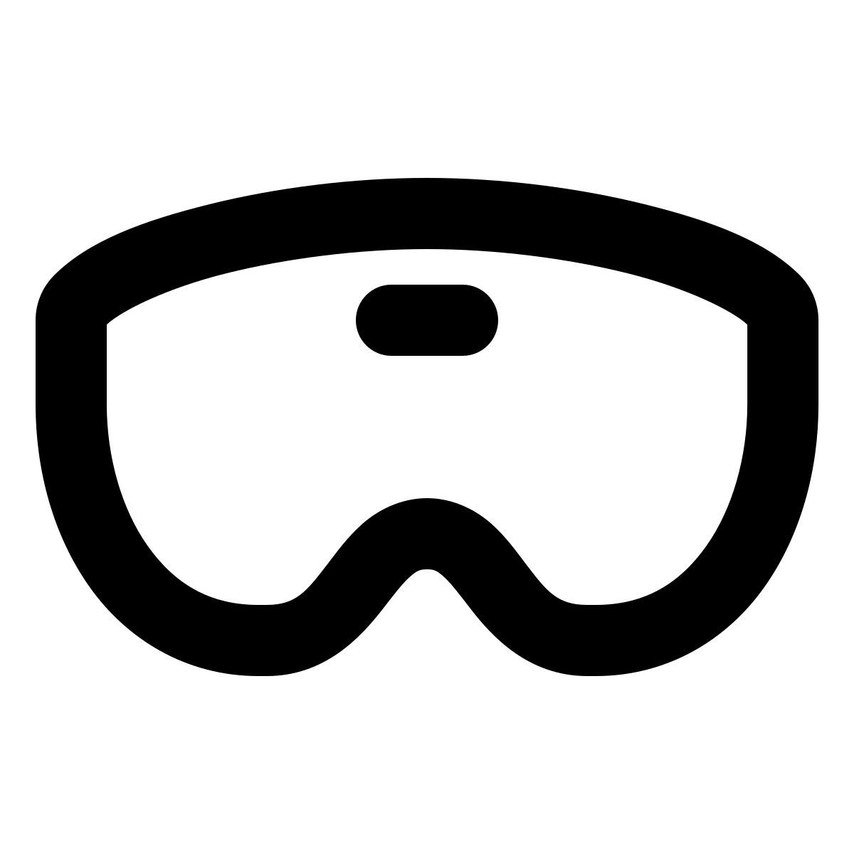 material outlined style microsoft hololens icon