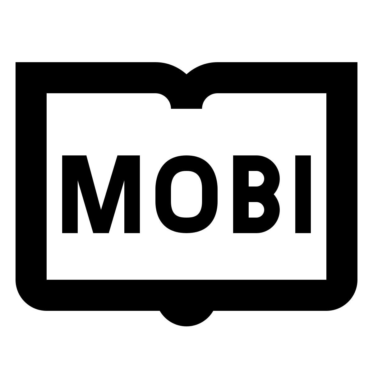 material outlined style mobi icon