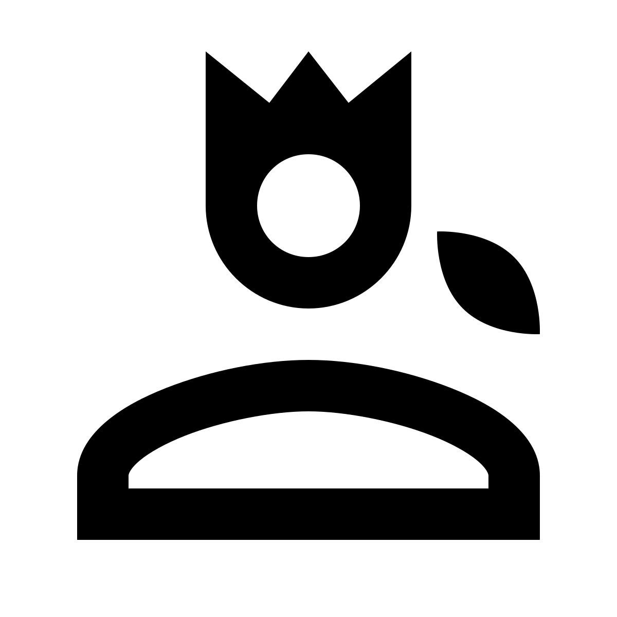 material outlined style moderator weiblich icon