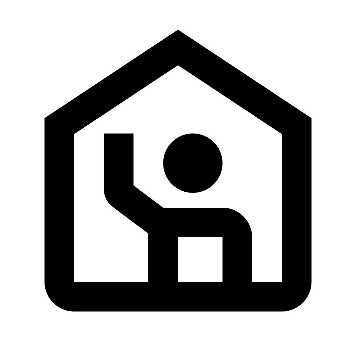 material outlined style nachbar icon