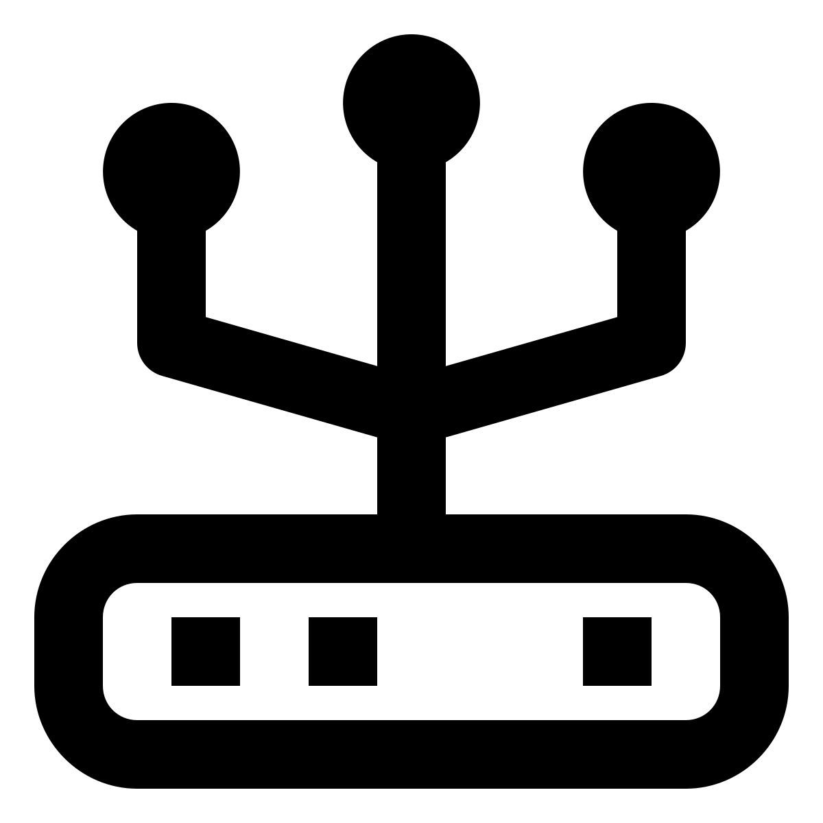 material outlined style network gateway icon