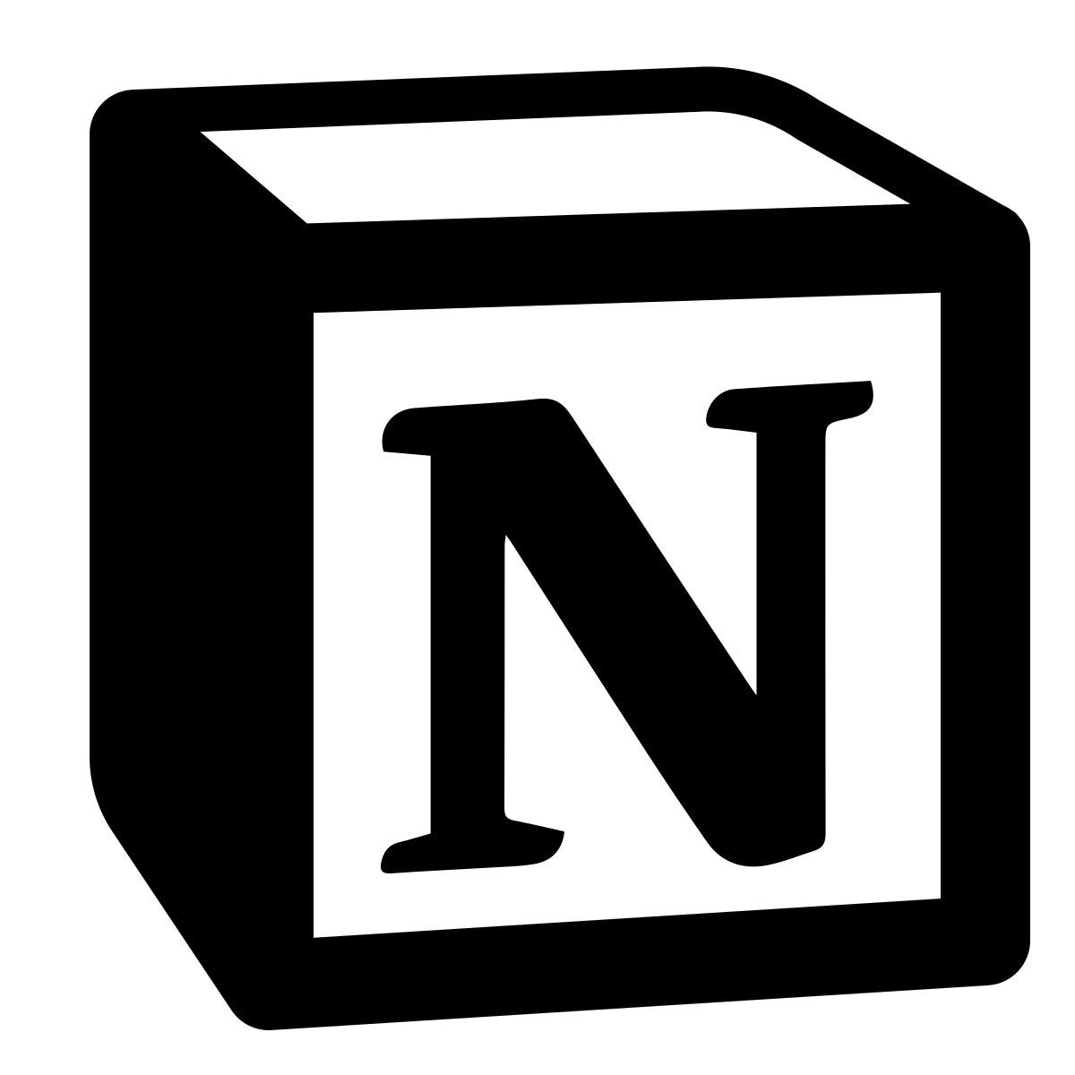 material outlined style noción icon