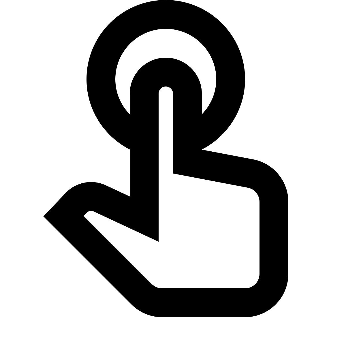 material outlined style natural user interface icon