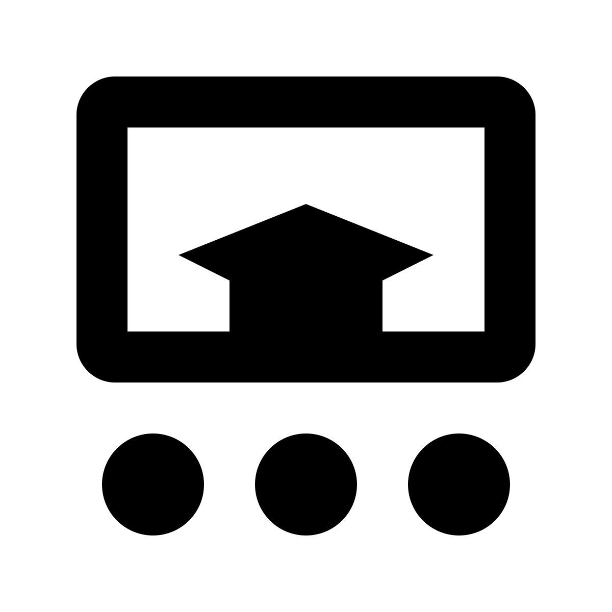 material outlined style curso por internet icon