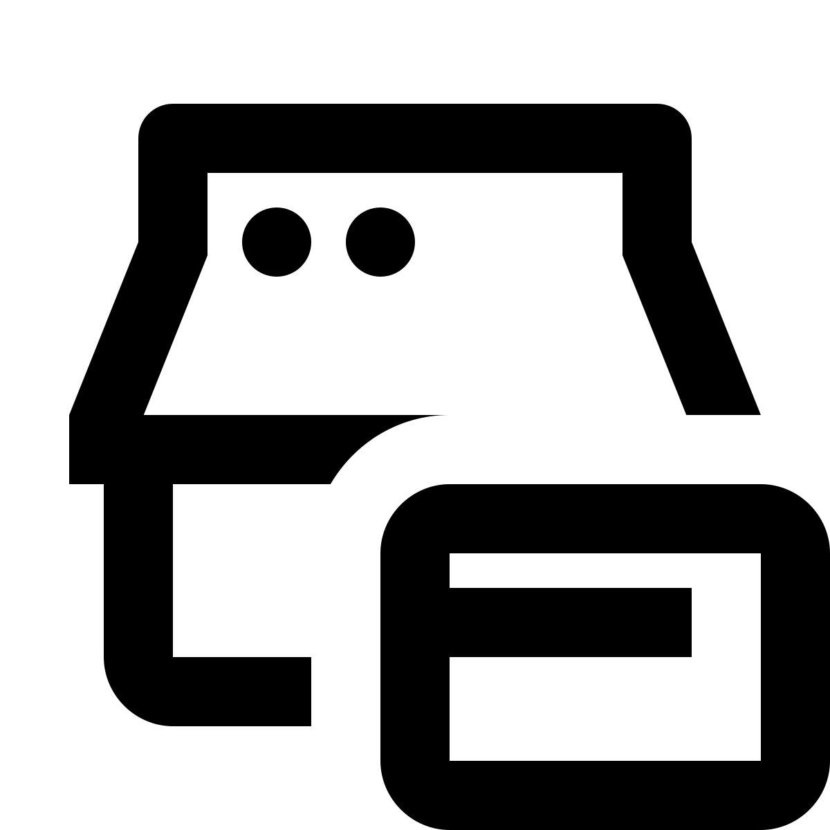 material outlined style pago con tarjeta de compras en línea icon