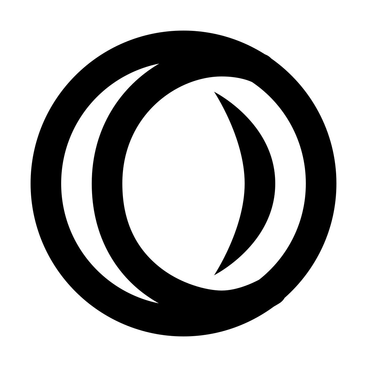 material outlined style opera gx icon