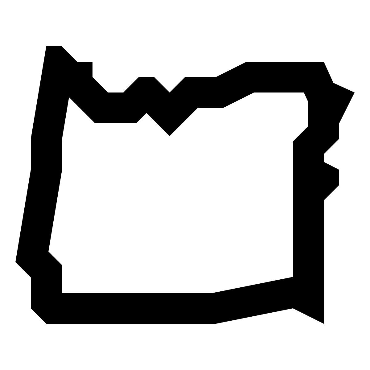 material outlined style 오레곤 icon