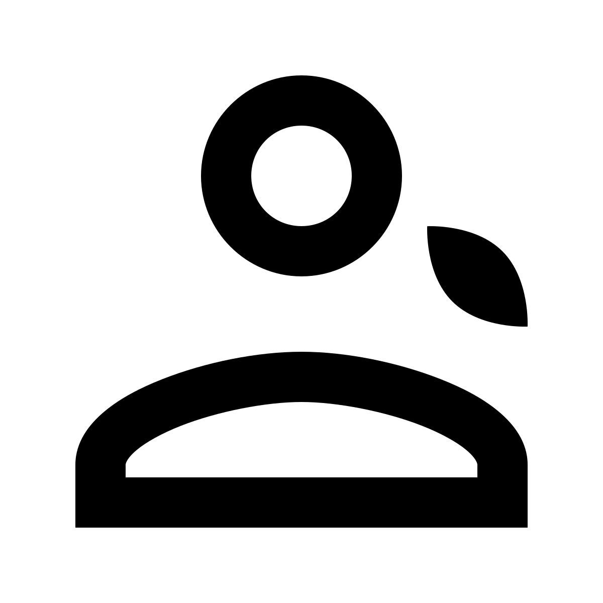 material outlined style hembra icon