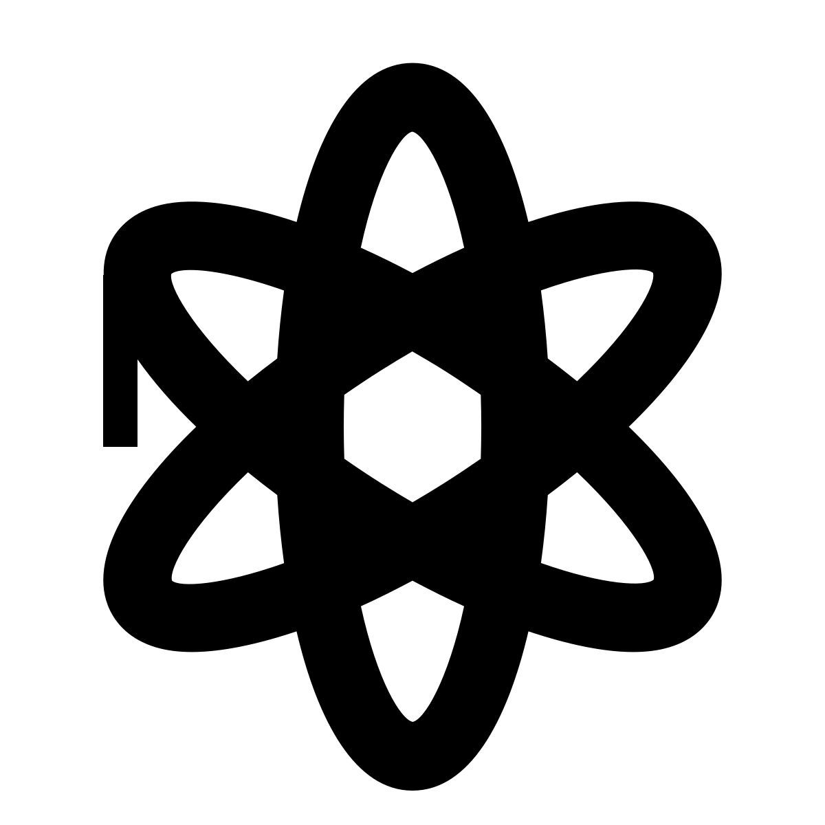 material outlined style plutonium launcher icon