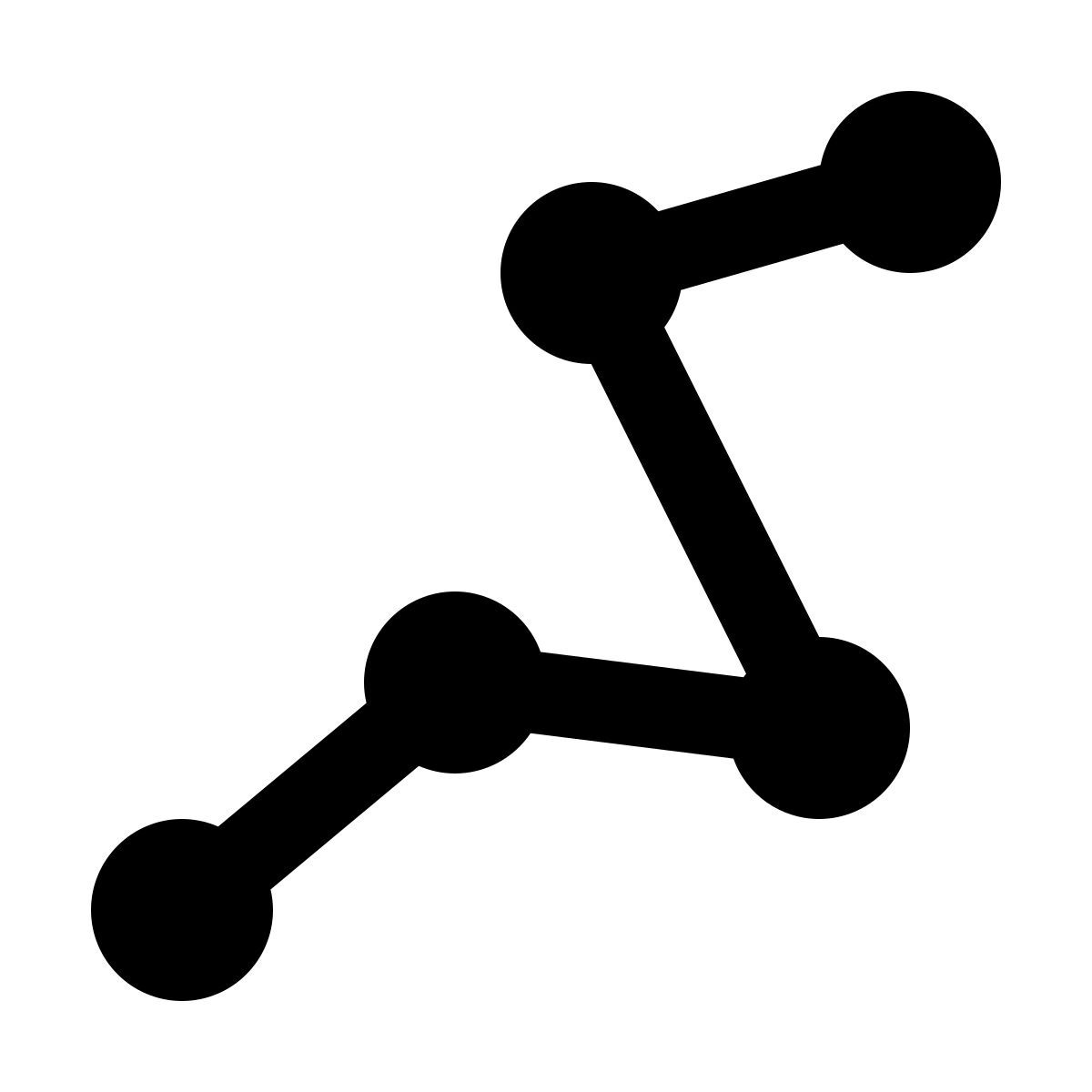 material outlined style multilinhas icon