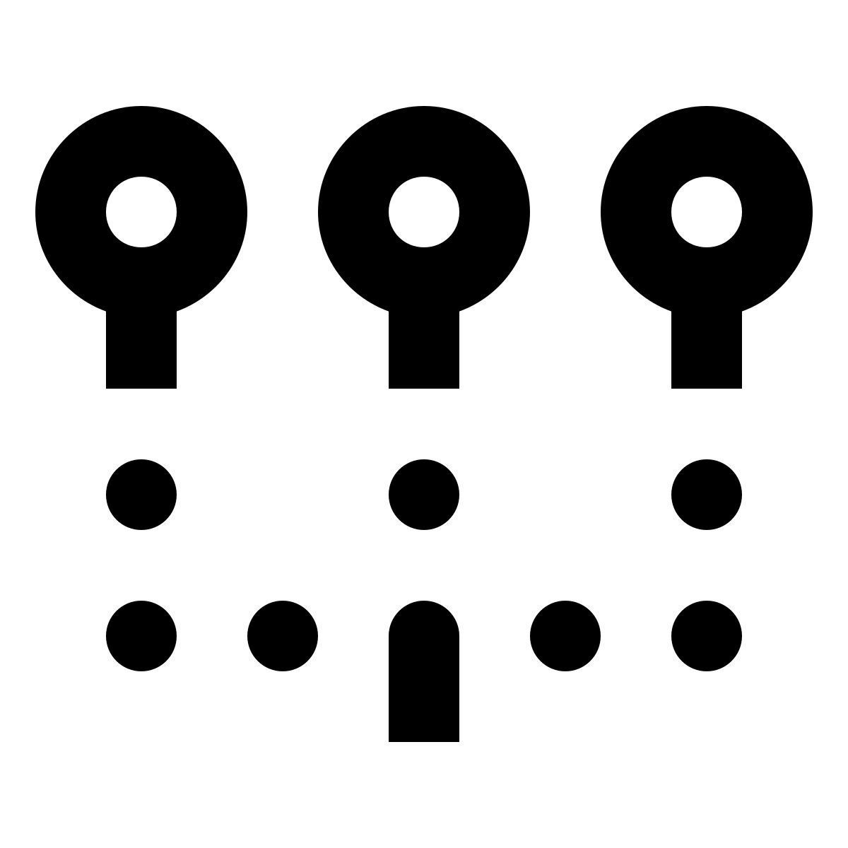 material outlined style relay home automation icon