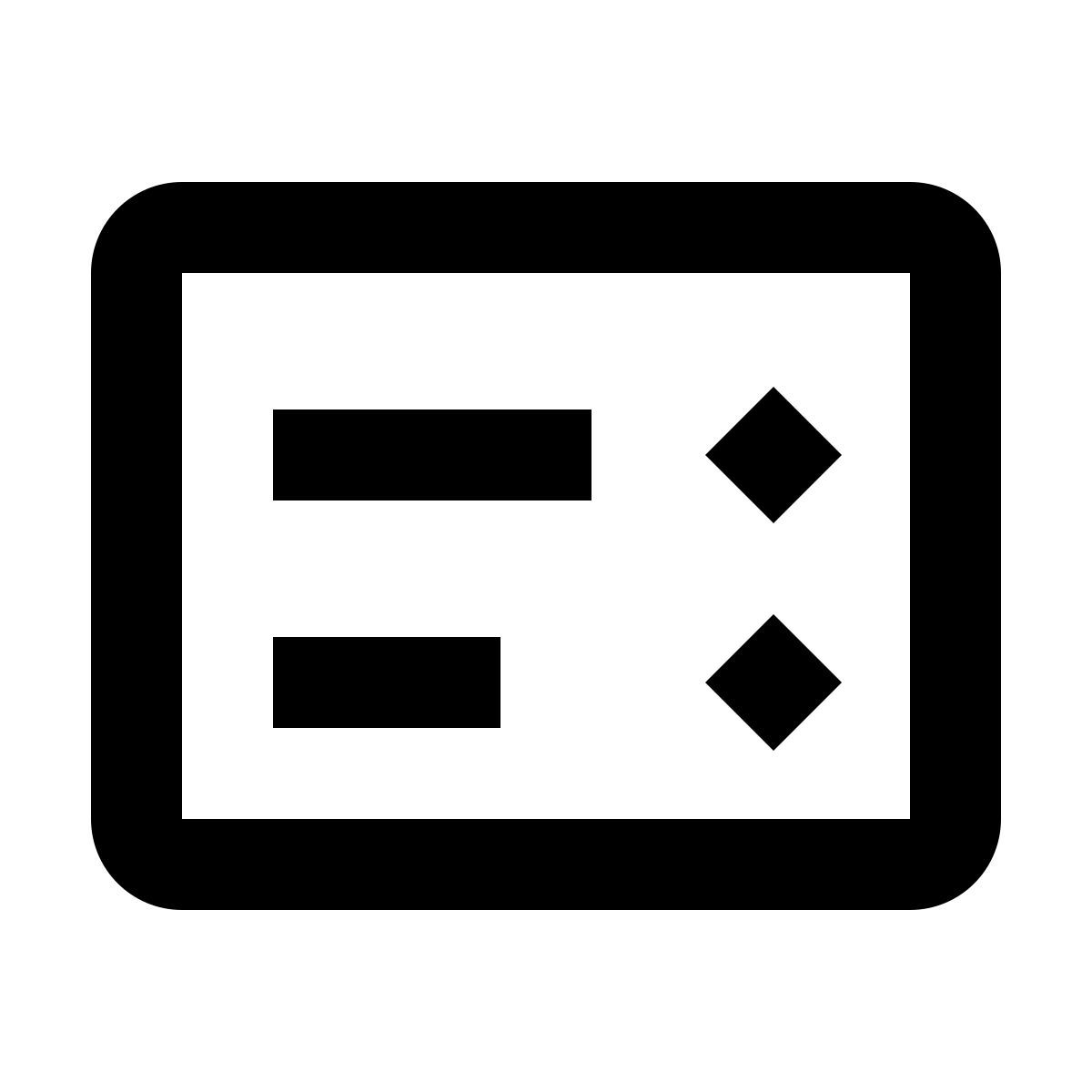 material outlined style boleta de calificaciones icon