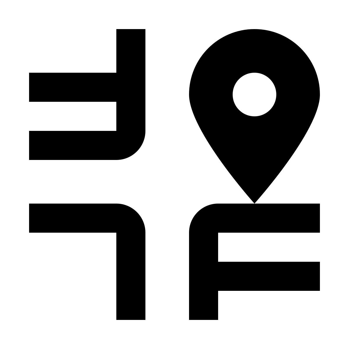 material outlined style menú de restaurante icon