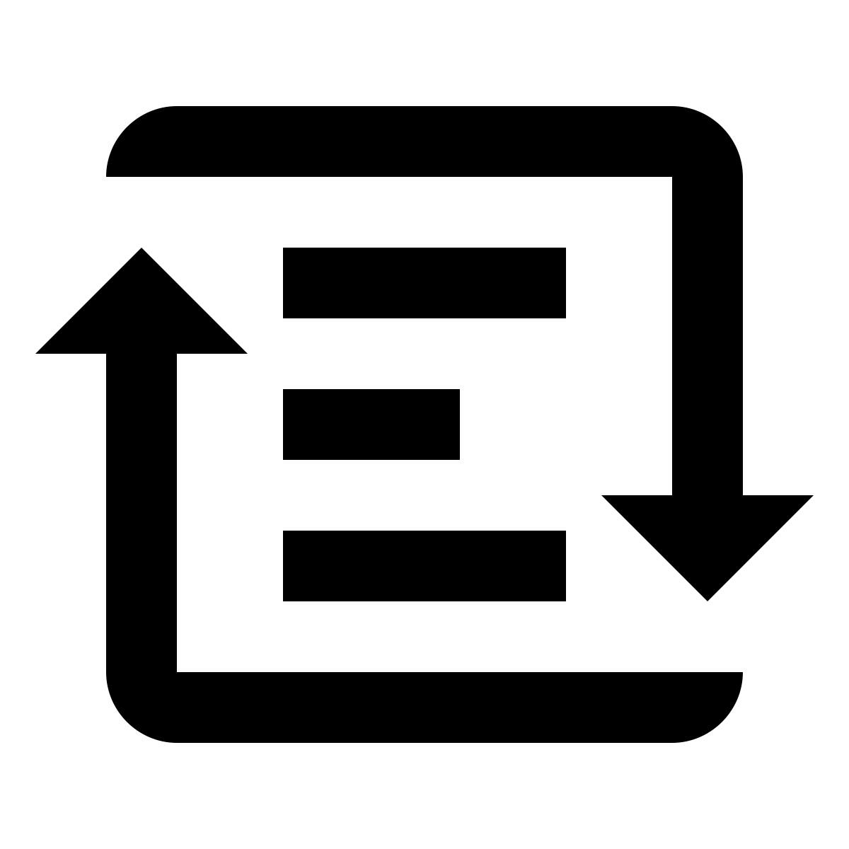 material outlined style rich text converter icon