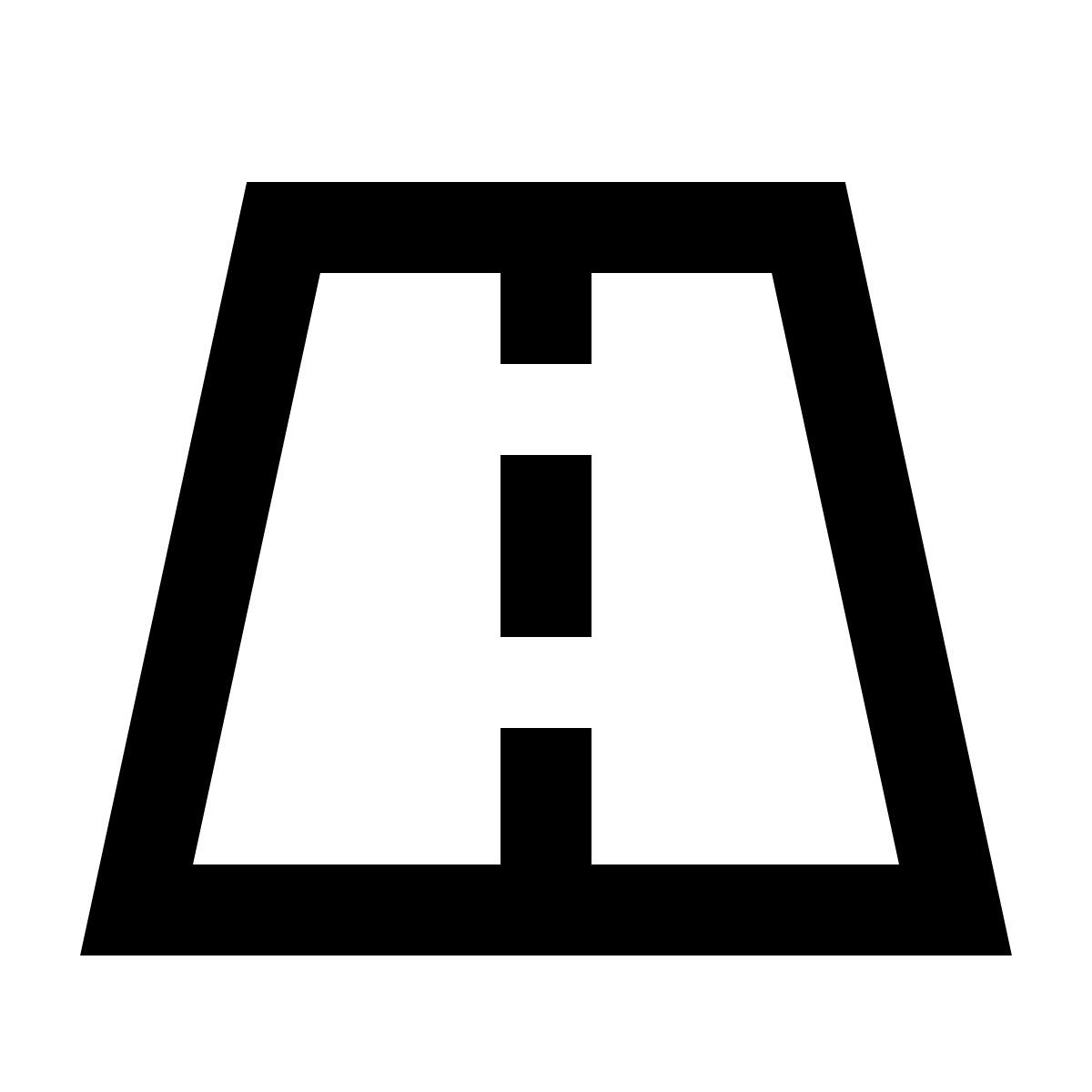 material outlined style 도로 icon