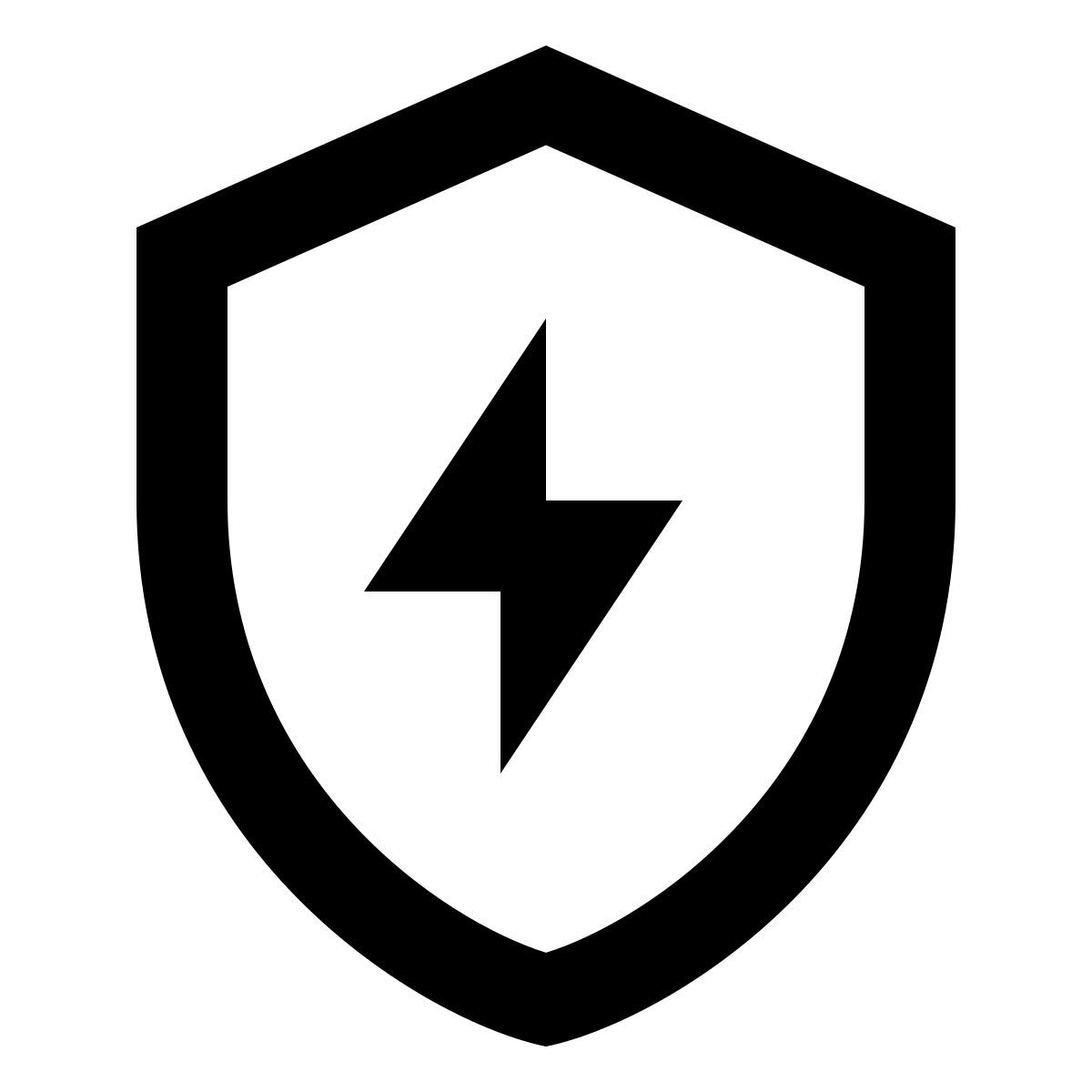 material outlined style 安全能源 icon