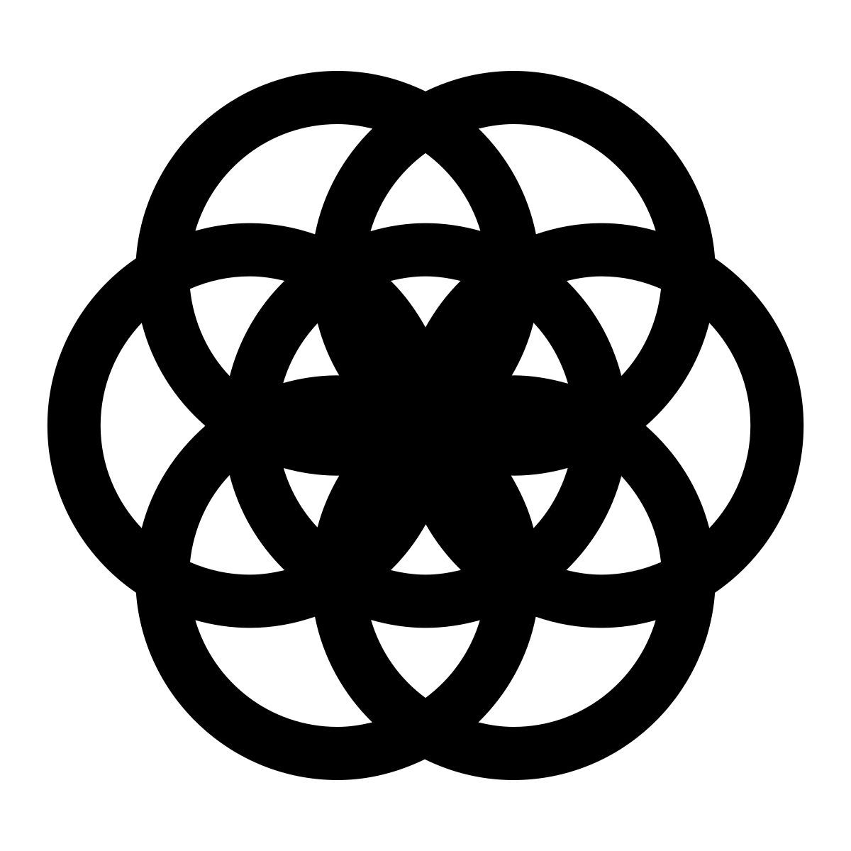 material outlined style semilla de vida icon