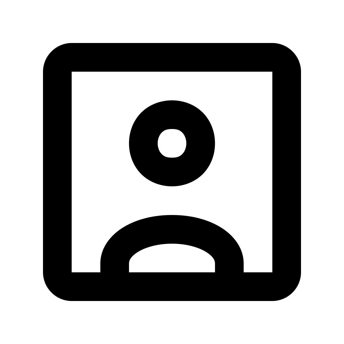 material outlined style 自拍 icon