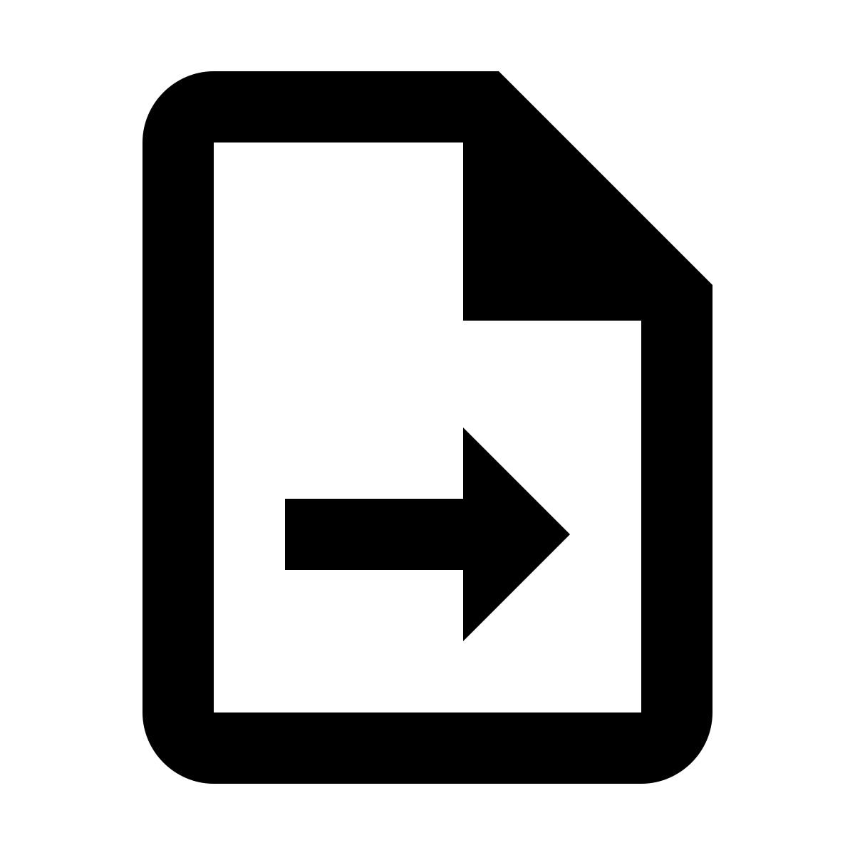 material outlined style send file icon