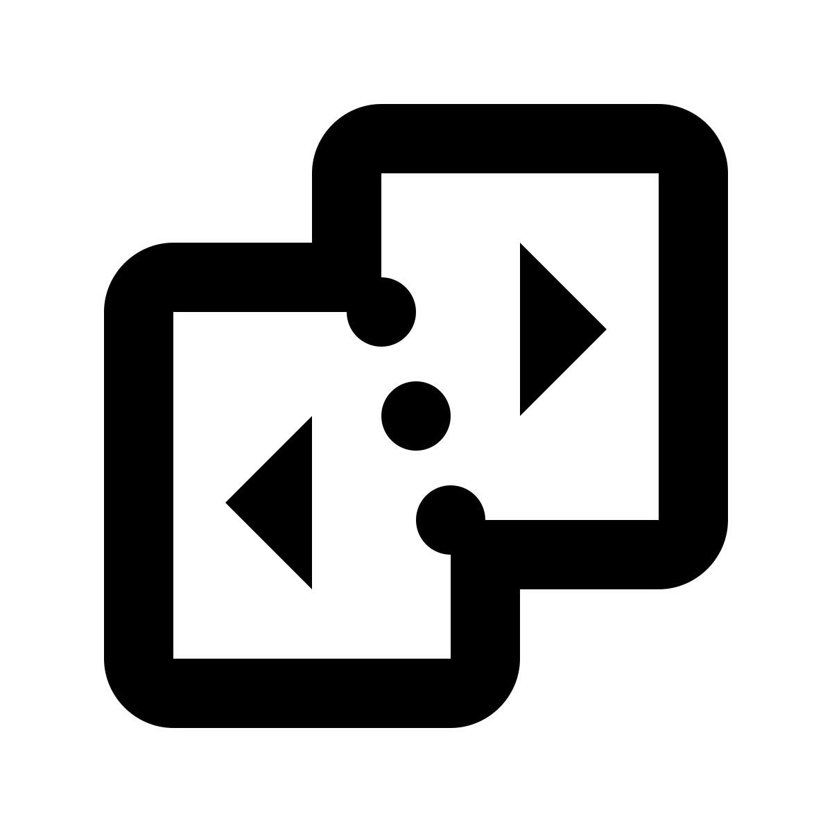 material outlined style documento separato icon