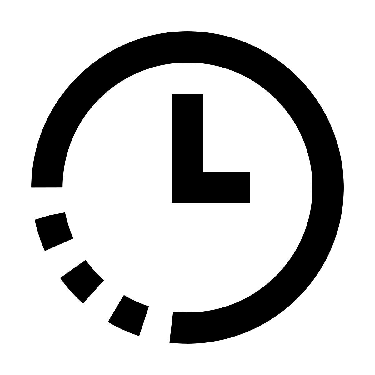 material outlined style sessão expirada icon