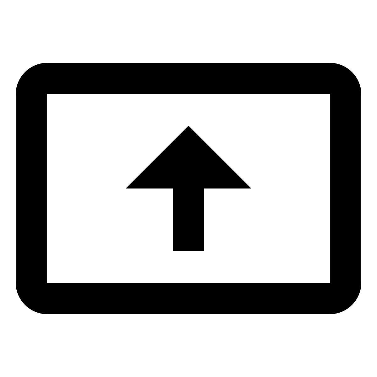 material outlined style shift icon