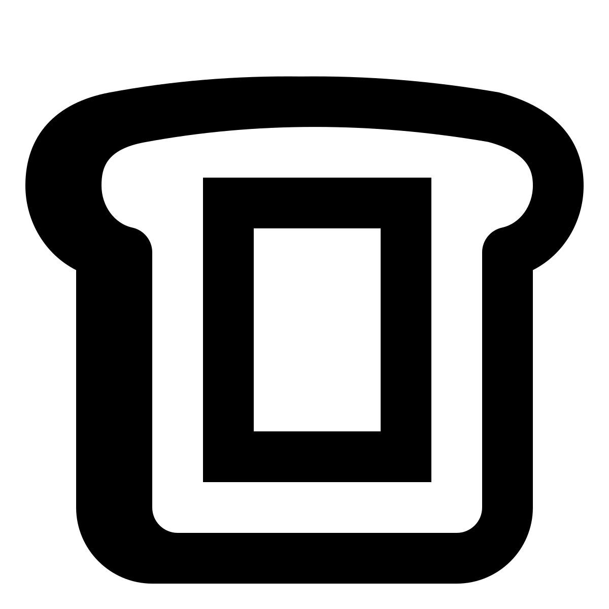 material outlined style einfaches frühstück icon