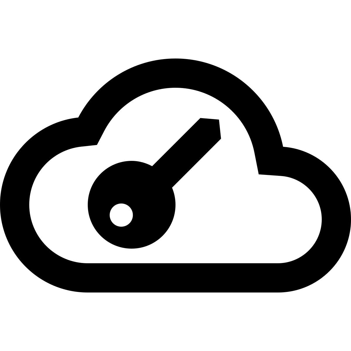 material outlined style 싱글 사인온 icon