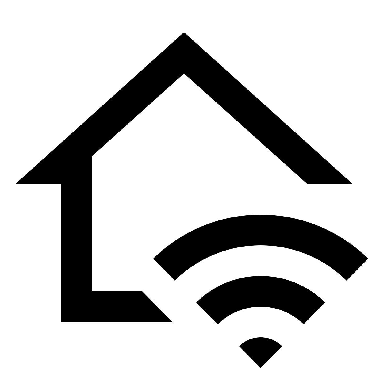 material outlined style 스마트 홈 커넥션 icon