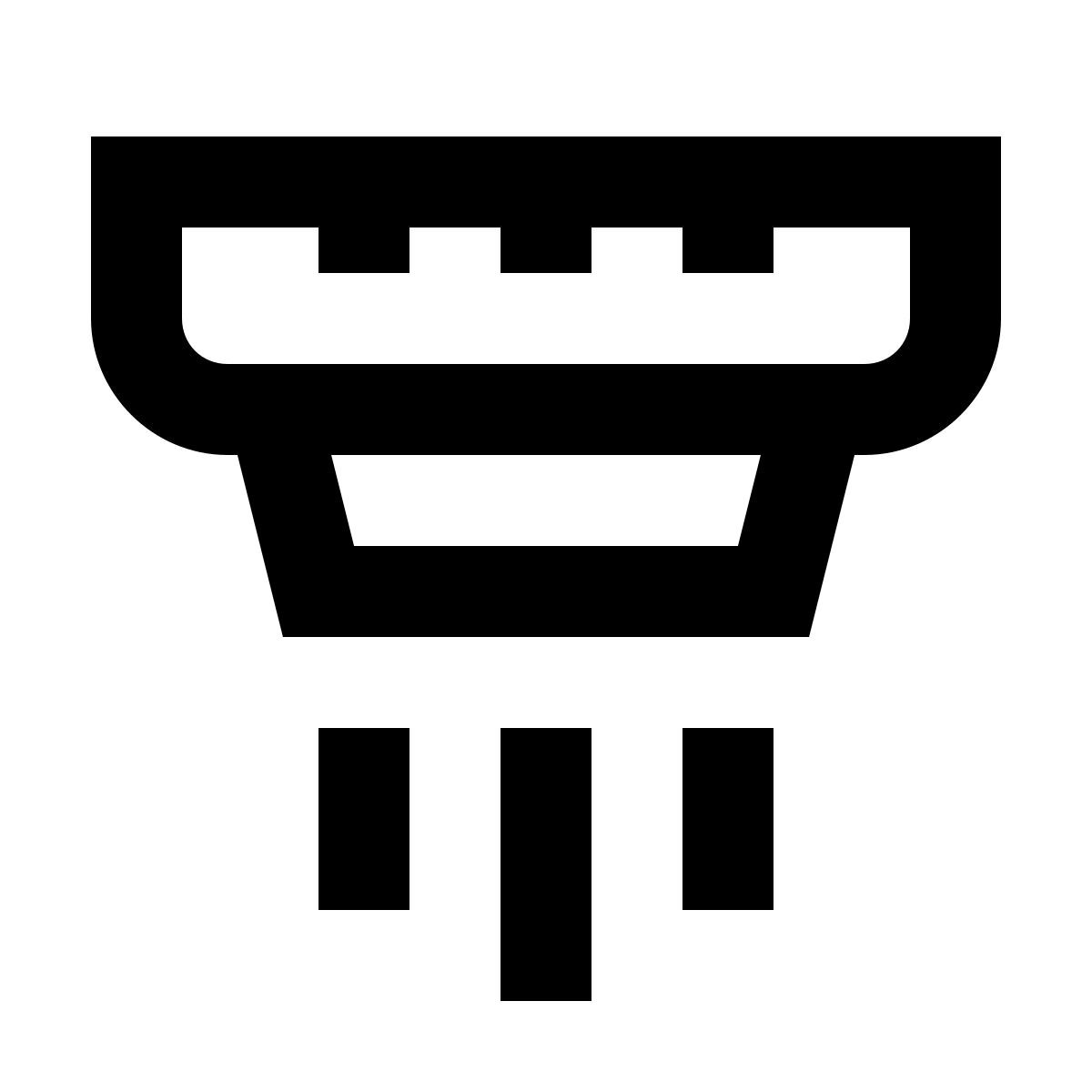 material outlined style rilevatore di fumo icon