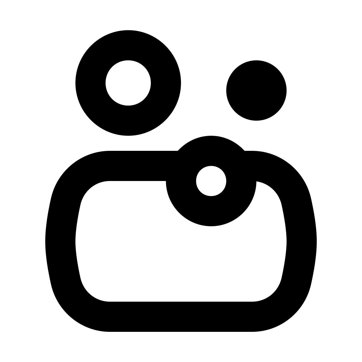 material outlined style schiuma icon